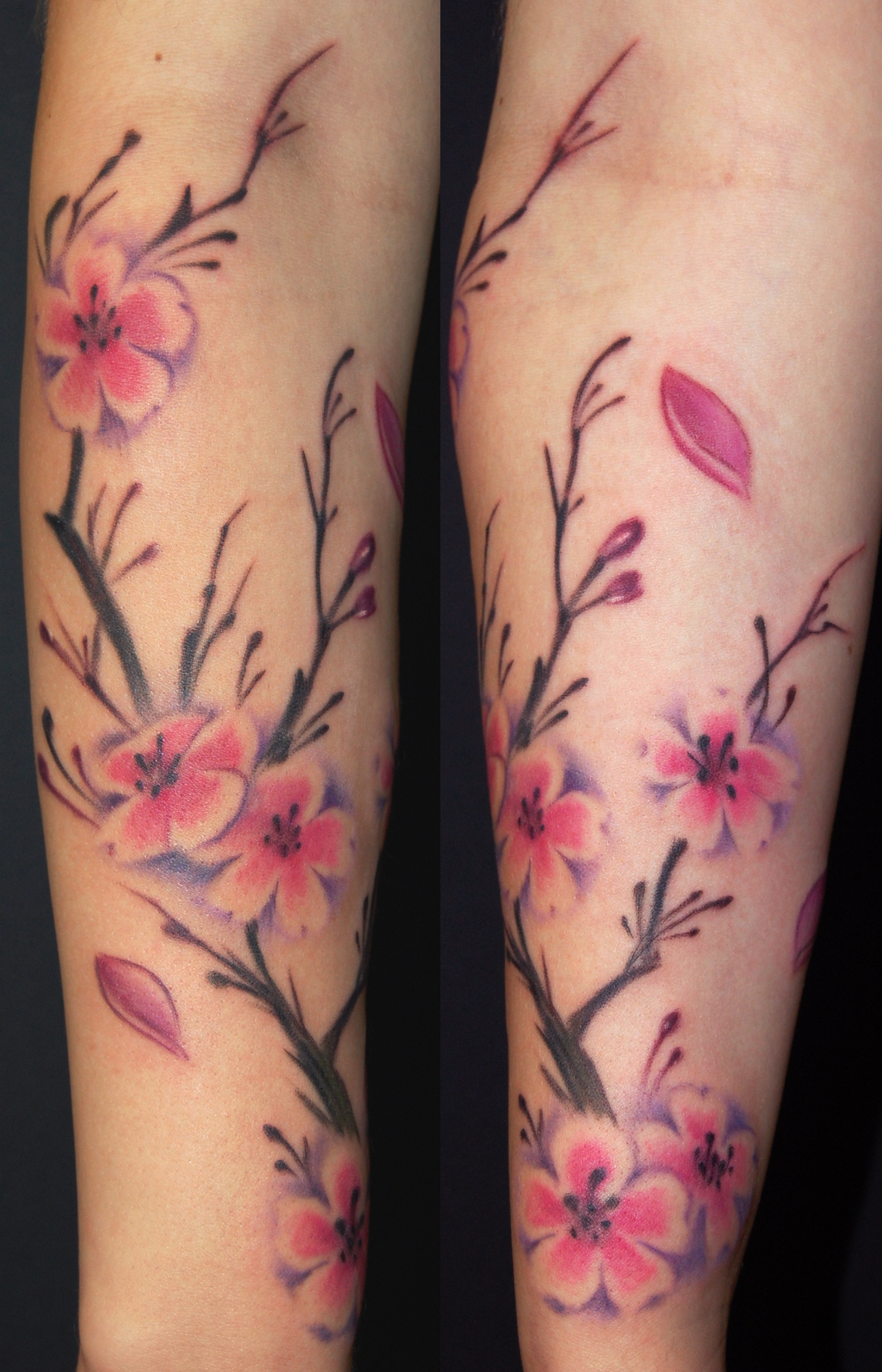 Cherry Blossom Tree by Marvin Silva : Tattoos